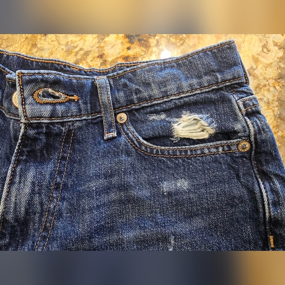 Aero Denim Shorts Sz 2 - Picture 9 of 10